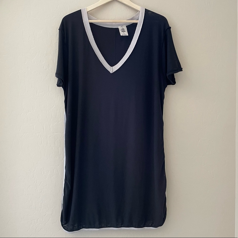 We The Free Black V Neck Top